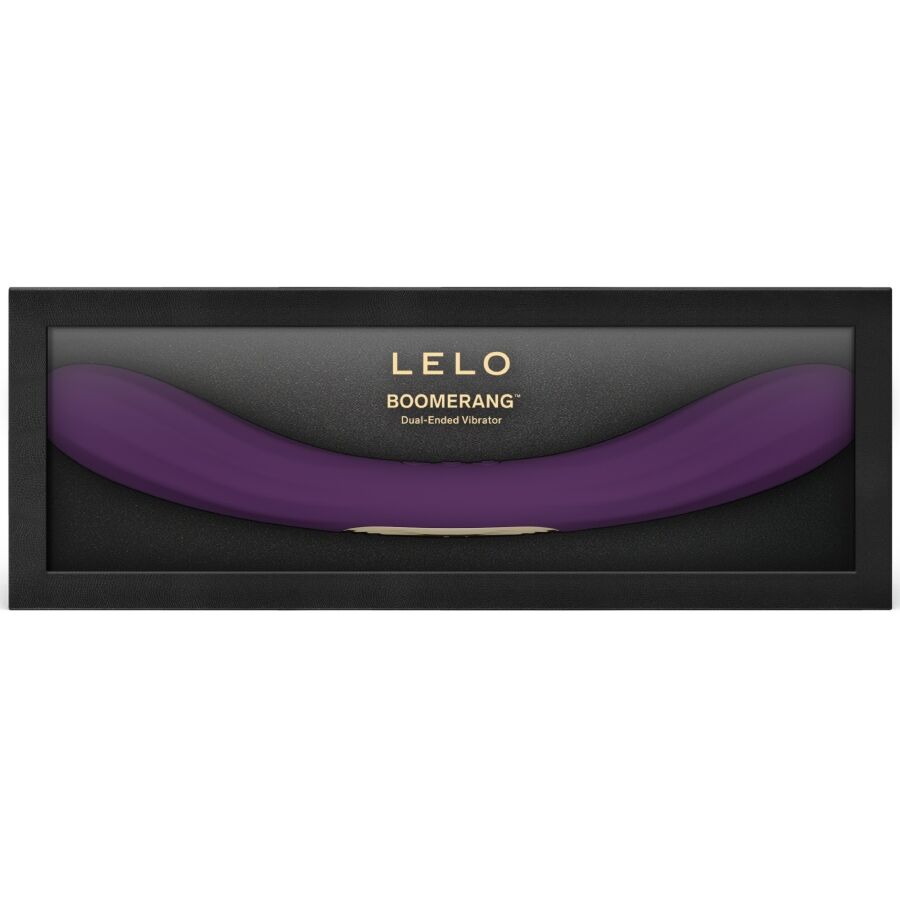 Boomerang - Vibromasseur double connecté - Violet