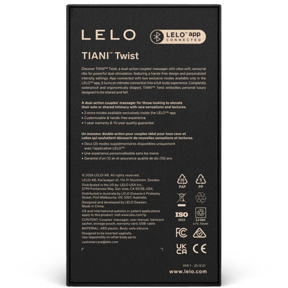 Tiani Twist - Stimulateur connecté pour couples - Bleu