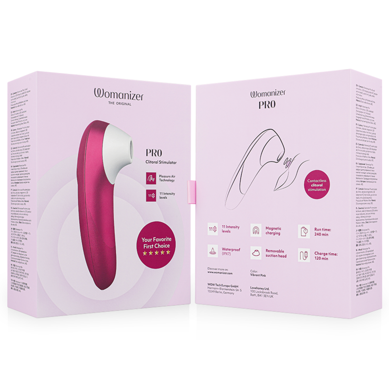Womanizer Pro stimulateur clitoridien - Rose