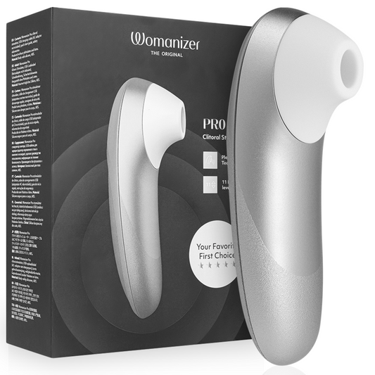 Womanizer Pro stimulateur clitoridien - Gris argenté