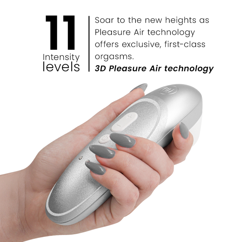 Womanizer Pro stimulateur clitoridien - Gris argenté