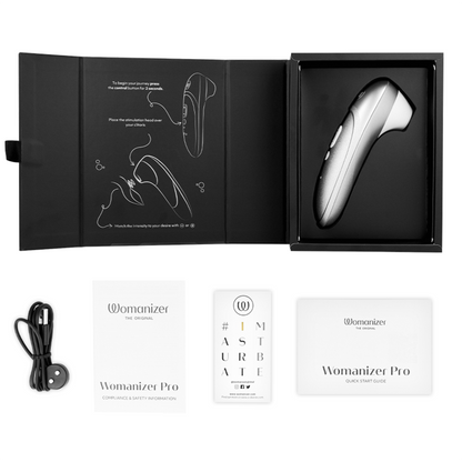 Womanizer Pro stimulateur clitoridien - Gris argenté