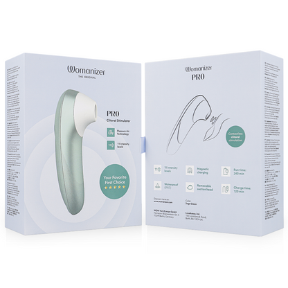 Womanizer Pro stimulateur clitoridien - Vert sauge