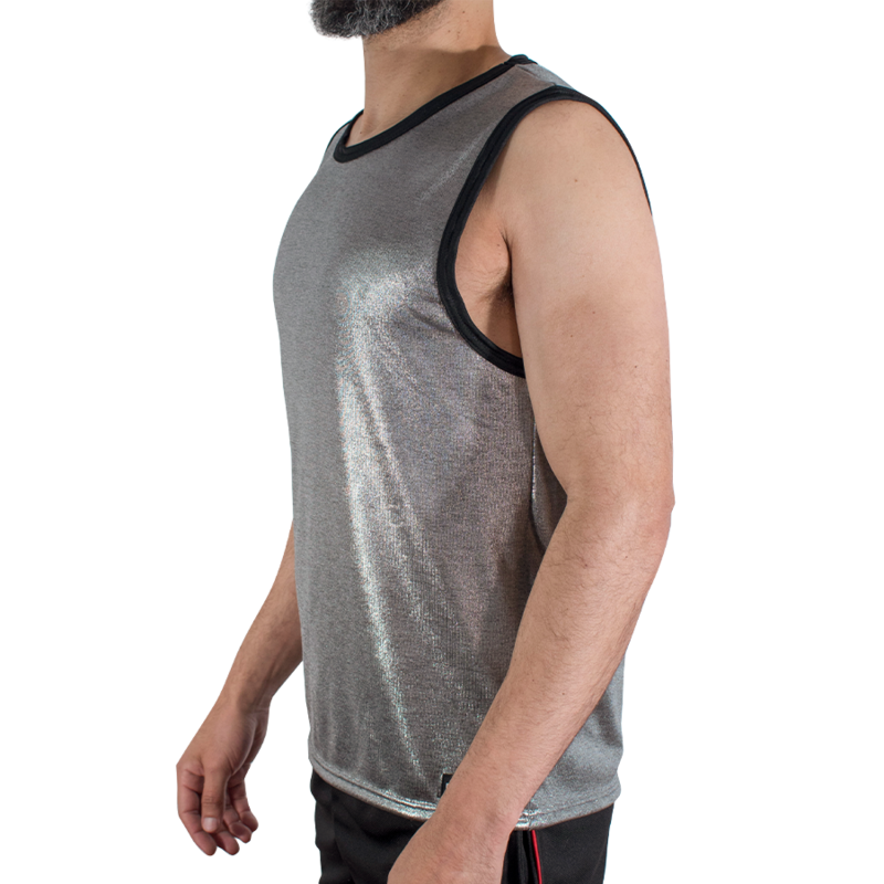 MACHO - T-SHIRT À PAILLETTES FINES S/M