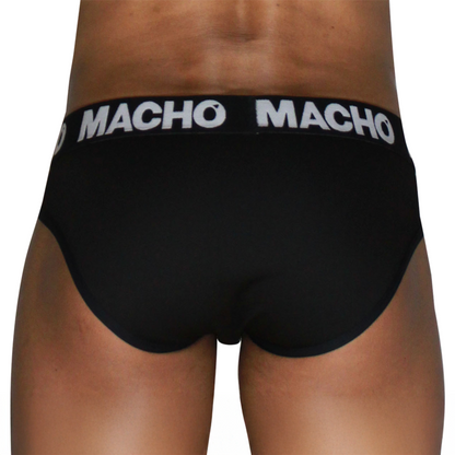 MACHO - MCH007 CLASSIQUE SLIP NOIR + NOIR M