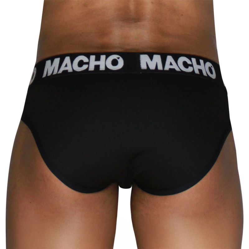 MACHO - MCH007 CLASSIQUE SLIP NOIR + NOIR XL