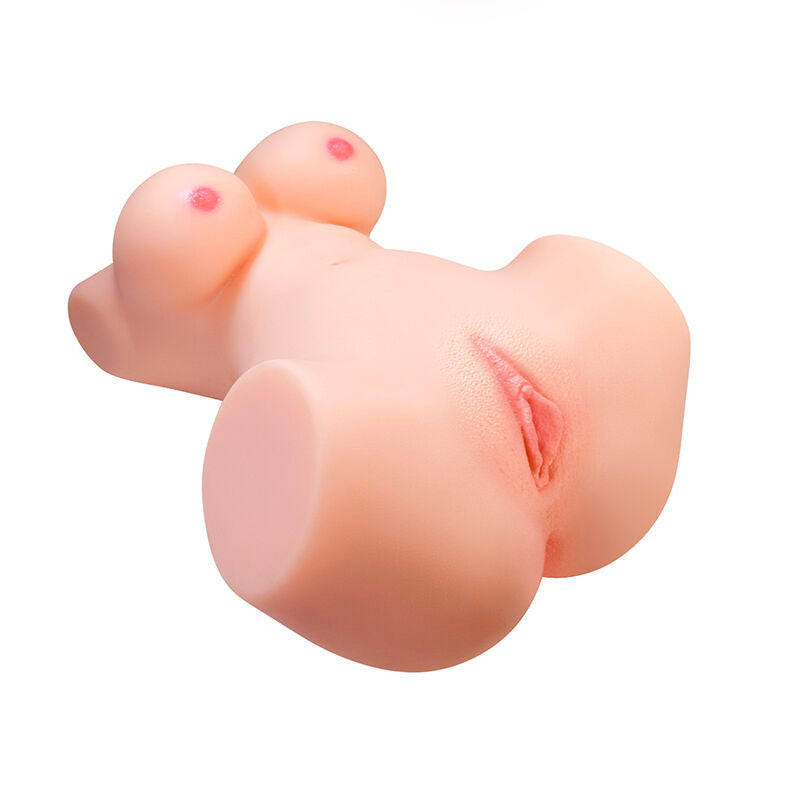 CRAZY BULL - ANNIE XXL MASTURBATEUR VAGINAL ET ANAL AVEC PEAU DE SEINS