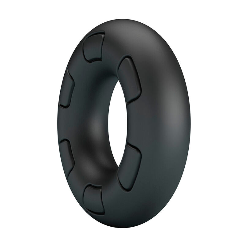 CRAZY BULL - ANNEAU PÉNAL EN SILICONE SUPER DOUX BERTRAM NOIR