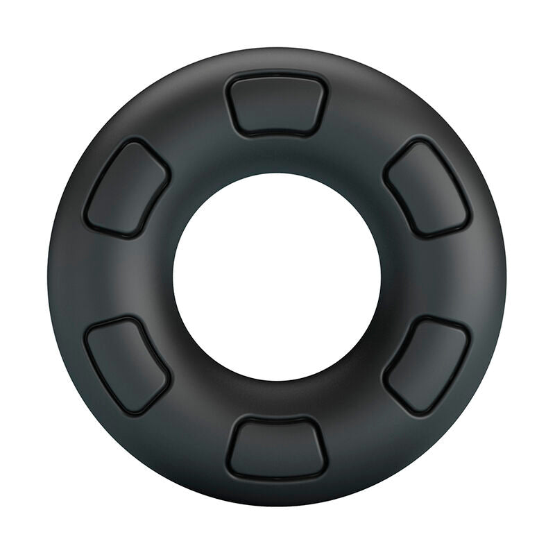CRAZY BULL - ANNEAU PÉNAL EN SILICONE SUPER DOUX BERTRAM NOIR