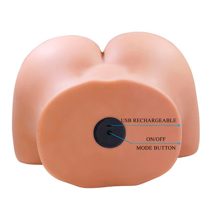 CRAZY BULL - JULIA XXL MASTURBATEUR VIBRANT DOUBLE VAGINAL ET ANAL FLESH