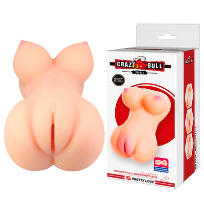 CRAZY BULL - METTE MASTURBATEUR RÉALISTE AVEC FESSES ET VAGIN EN CHAIR