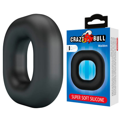 CRAZY BULL - WALDEN ANNEAU PÉNAL EN SILICONE SUPER DOUX NOIR