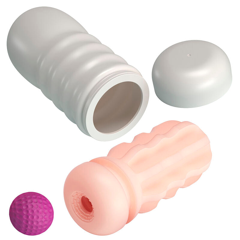 PRETTY LOVE - MASTURBATEUR LISSANT VAGINAL AVEC VENTOUSE ET TEXTURES INTERNES