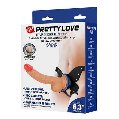 PRETTY LOVE - YETI HARNAIS À STRAP-ON AVEC GODEMICHET À VENTOUSE