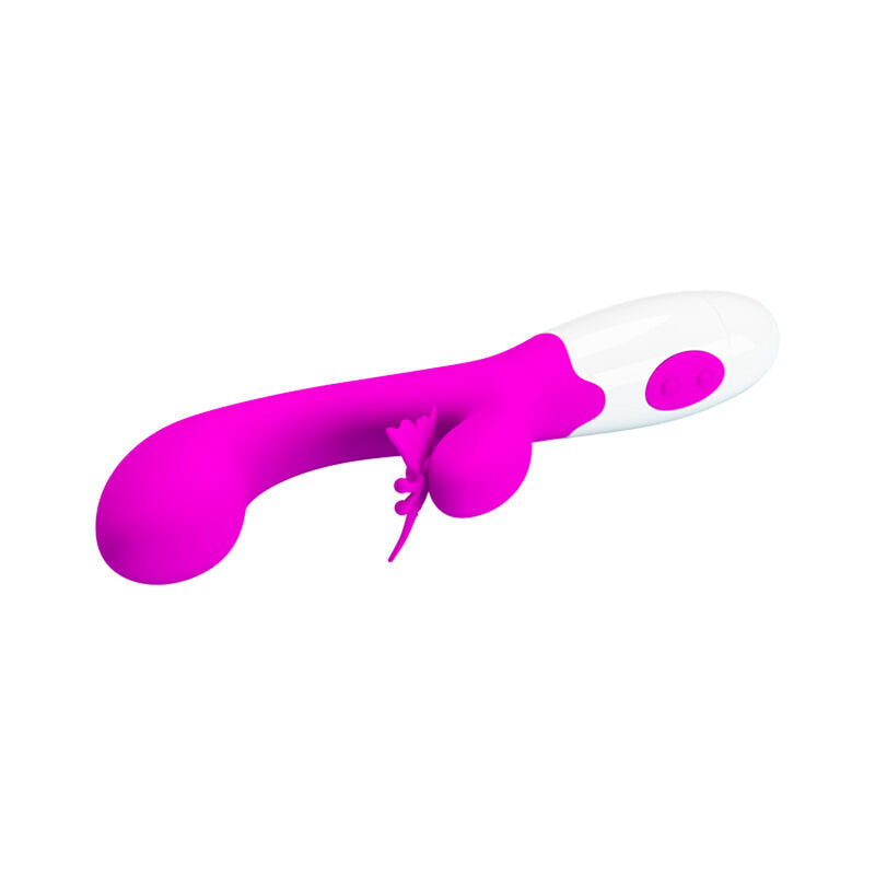PRETTY LOVE - VIBRATEUR LAPIN VIOLET 30 FONCTIONS BAISER PAPILLON