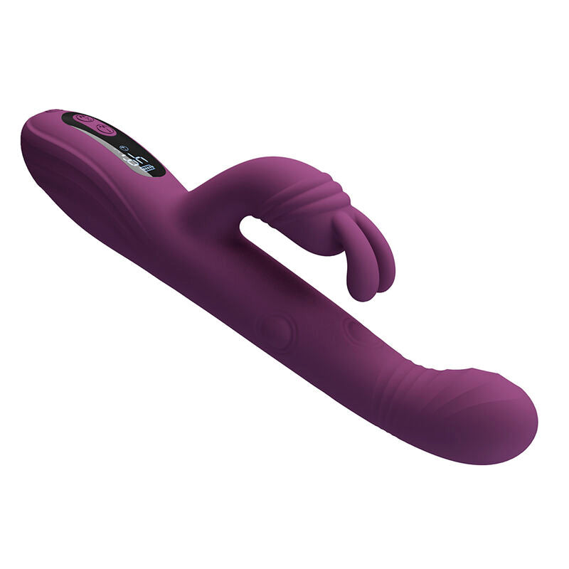 PRETTY LOVE - DEE VIBRATEUR LAPIN MULTIFONCTION OSCILLANT ET À PERCUSSION VIOLET