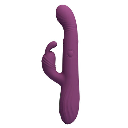 PRETTY LOVE - DEE VIBRATEUR LAPIN MULTIFONCTION OSCILLANT ET À PERCUSSION VIOLET
