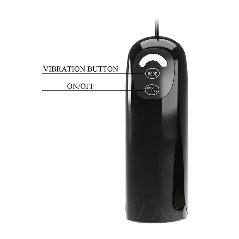 PRETTY LOVE - STIMULATEUR DE TÉTONS ROTATIF À SUCCION NOIR