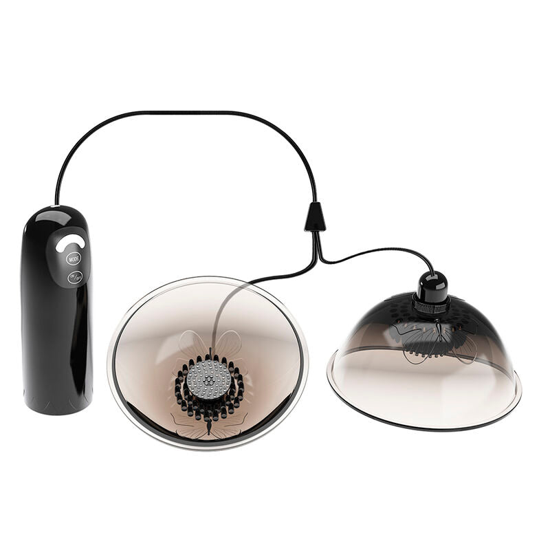 PRETTY LOVE - STIMULATEUR DE TÉTONS ROTATIF À SUCCION NOIR