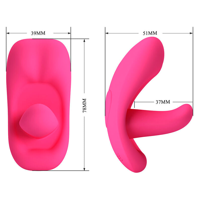 PRETTY LOVE - HAZELYNN MASSEUR ROSE À 12 FONCTIONS CONTRÔLÉ PAR APPLICATION