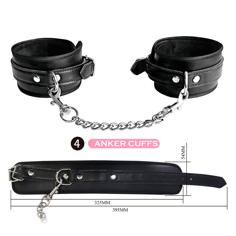 PRETTY LOVE - KIT BDSM 8 PIÈCES NOIR