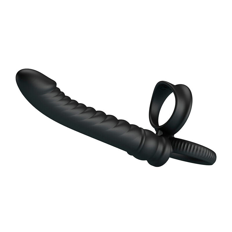 PRETTY LOVE - VIBRATEUR ANAL MERRITT AVEC ANNEAU ET VIBRATION NOIR