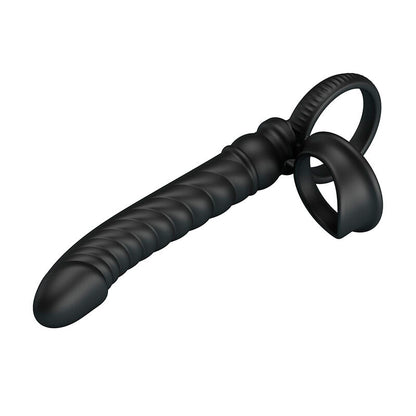 PRETTY LOVE - VIBRATEUR ANAL MERRITT AVEC ANNEAU ET VIBRATION NOIR