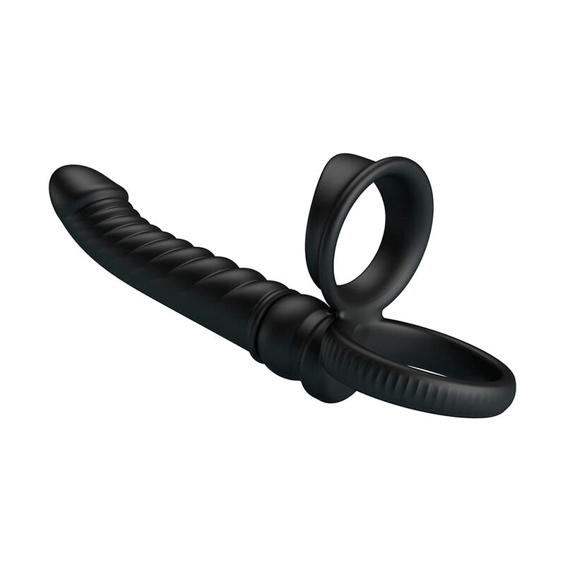 PRETTY LOVE - VIBRATEUR ANAL MERRITT AVEC ANNEAU ET VIBRATION NOIR