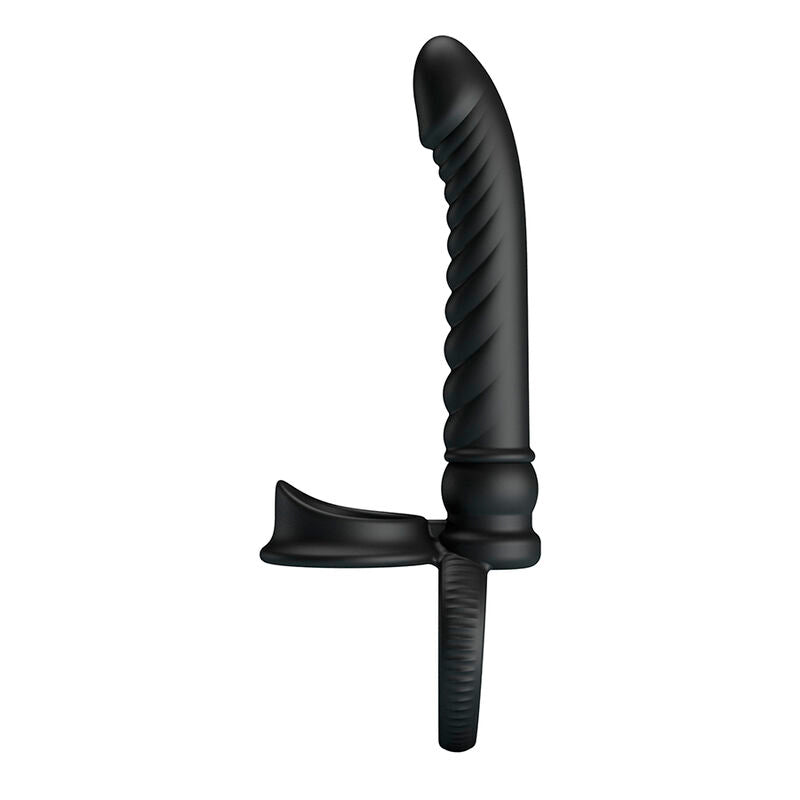 PRETTY LOVE - VIBRATEUR ANAL MERRITT AVEC ANNEAU ET VIBRATION NOIR