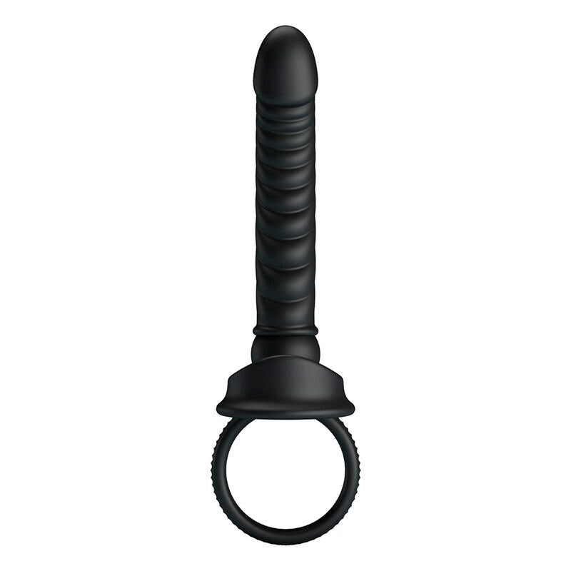 PRETTY LOVE - VIBRATEUR ANAL MERRITT AVEC ANNEAU ET VIBRATION NOIR