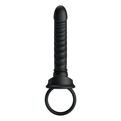 PRETTY LOVE - VIBRATEUR ANAL MERRITT AVEC ANNEAU ET VIBRATION NOIR