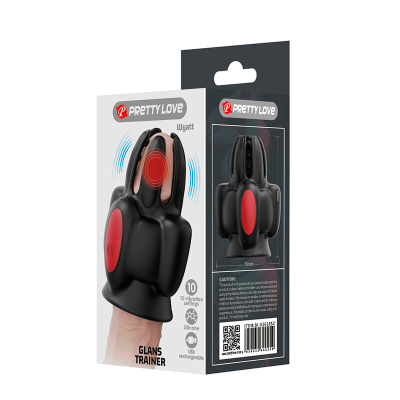PRETTY LOVE - WYATT MASTURBATEUR AUTOMATIQUE RECHARGEABLE - ENTRAÎNEUR DE CLASSE