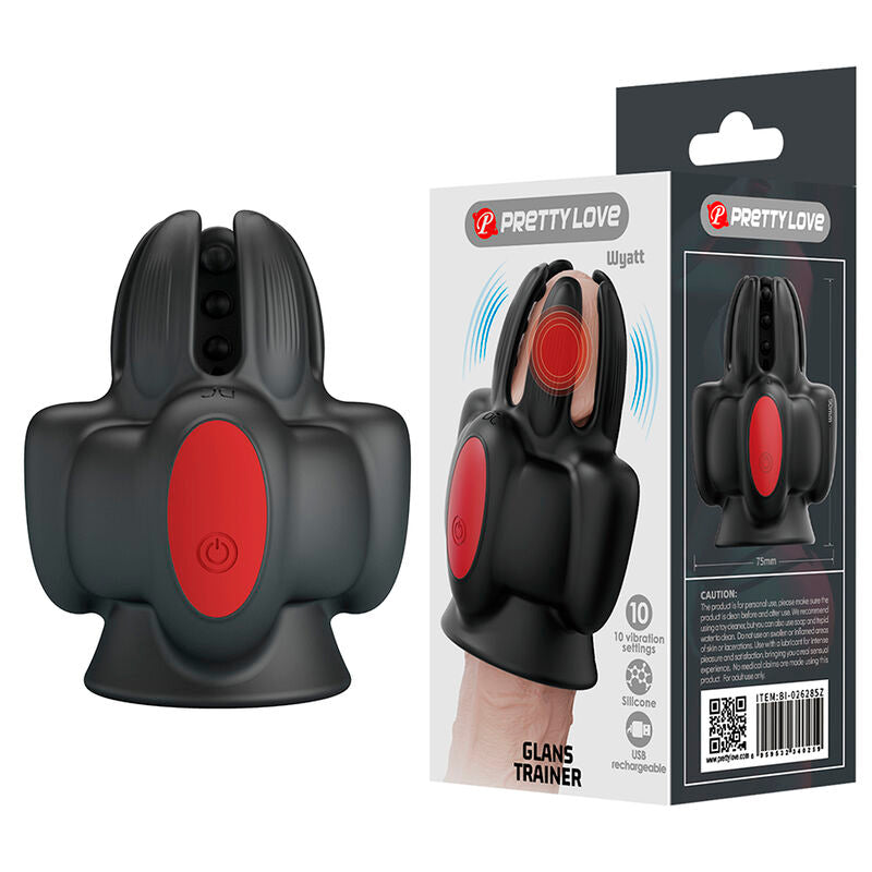 PRETTY LOVE - WYATT MASTURBATEUR AUTOMATIQUE RECHARGEABLE - ENTRAÎNEUR DE CLASSE