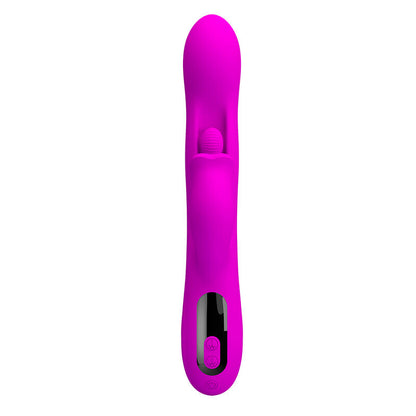 PRETTY LOVE - VIBRATEUR OSCILLANT LAPIN YALANDA AVEC AFFICHAGE LED VIOLET