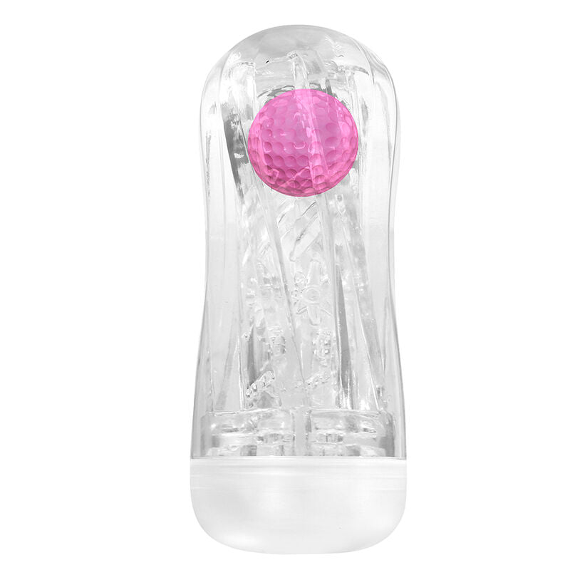 PRETTY LOVE  - COUPE DE MASTURBATION TEXTURÉE À 360° TRANSPARENTE