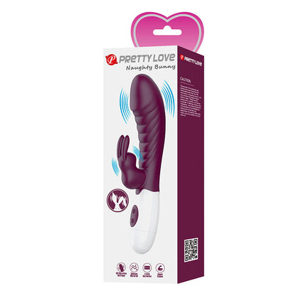 PRETTY LOVE - VIBRATEUR LAPIN NAUGHTY BUNNY 30 FONCTIONS VIOLET
