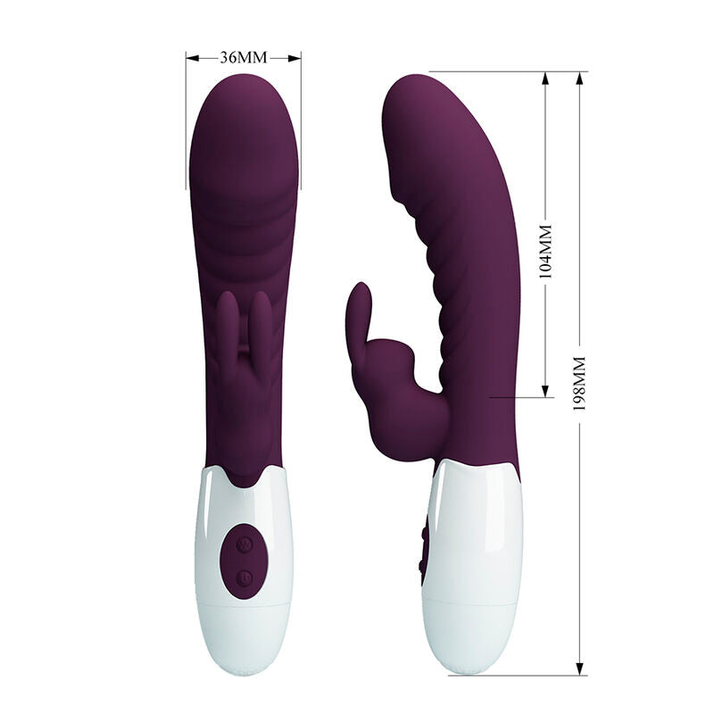 PRETTY LOVE - VIBRATEUR LAPIN NAUGHTY BUNNY 30 FONCTIONS VIOLET