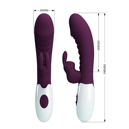 PRETTY LOVE - VIBRATEUR LAPIN NAUGHTY BUNNY 30 FONCTIONS VIOLET