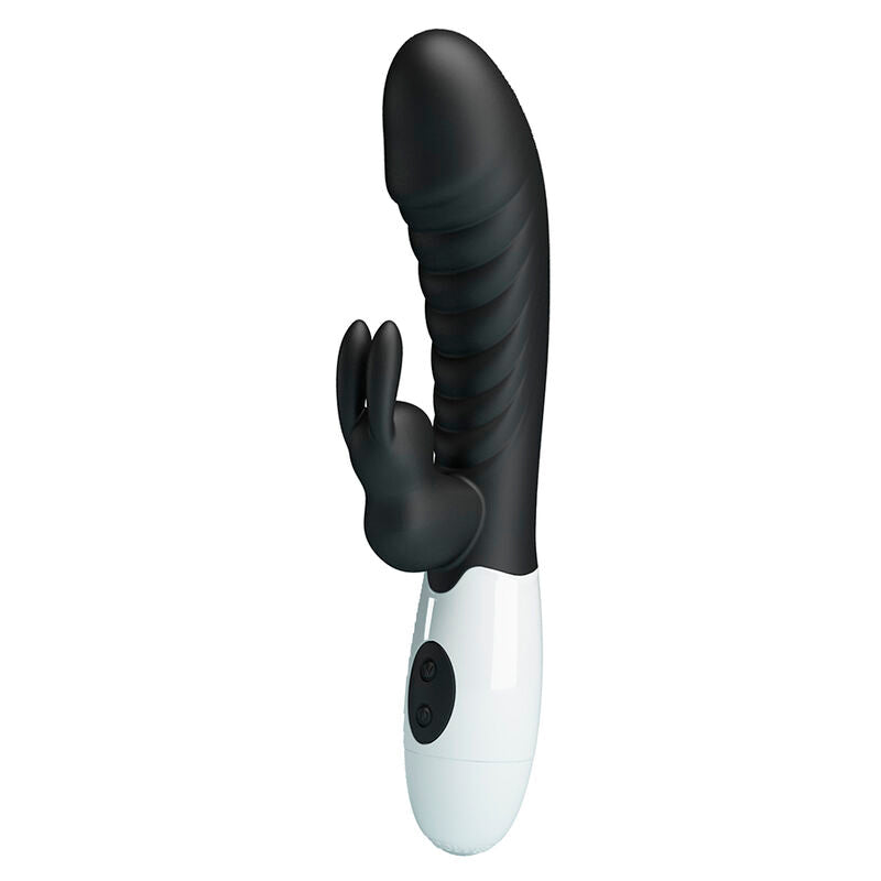 PRETTY LOVE - VIBRATEUR LAPIN NAUGHTY BUNNY 30 FONCTIONS NOIR