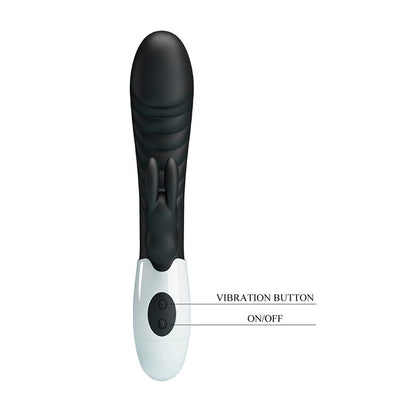 PRETTY LOVE - VIBRATEUR LAPIN NAUGHTY BUNNY 30 FONCTIONS NOIR