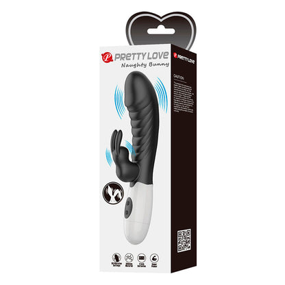 PRETTY LOVE - VIBRATEUR LAPIN NAUGHTY BUNNY 30 FONCTIONS NOIR