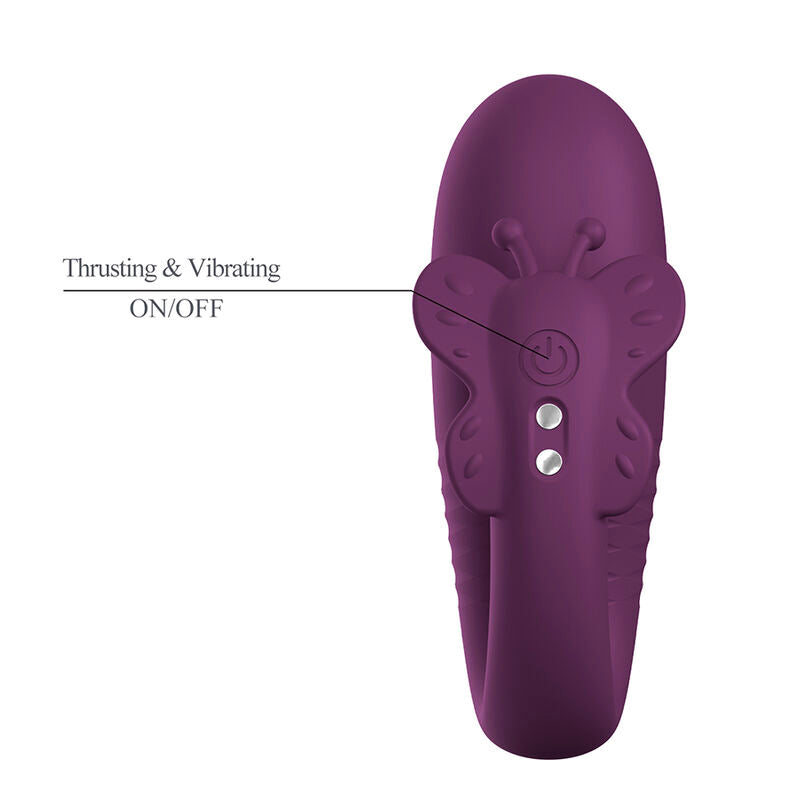 PRETTY LOVE - VIBRATEUR ŒUF À PROFONDEUR KLAY CONTRÔLÉ PAR APPLICATION VIOLET
