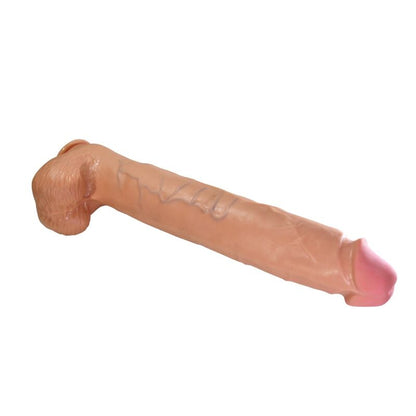 PRETTY LOVE - RAEL GODEMICHET RÉALISTE FLEXIBLE AVEC VENTOUSE 40 CM -Ø- 6 CM MARRON