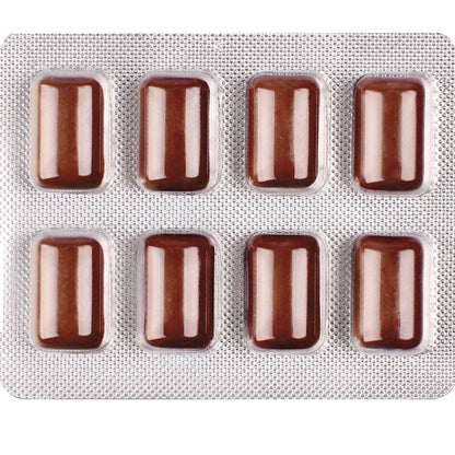 WUG Power Up - Chewing-gum énergisant pour la concentration et l'endurance - Plaquette thermoformée de 8 unités