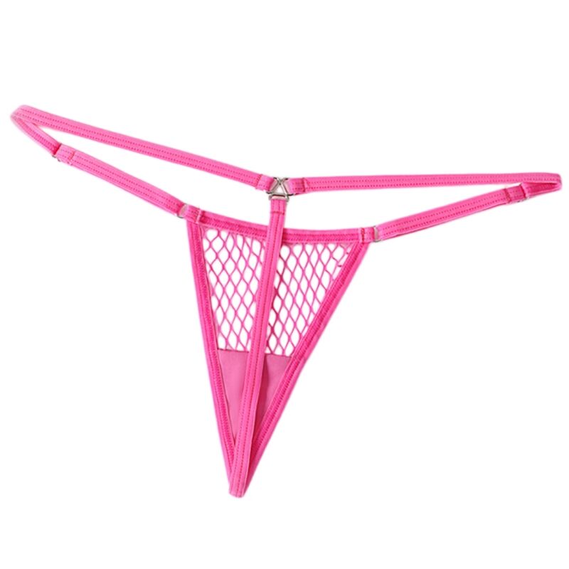 CHILIROSE - CR 4856 MICRO STRING REJILLA ROSE FLUO S/M