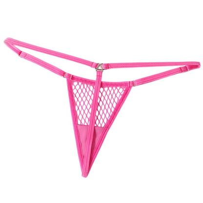 CHILIROSE - CR 4856 MICRO STRING REJILLA ROSE FLUO S/M