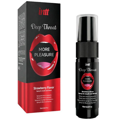 INTT - SPRAY ORAL POUR PLUS DE PLAISIR ET DE GORGE PROFONDE, SAVEUR FRAISE
