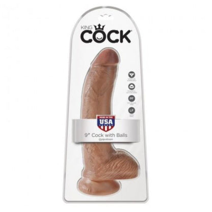 KING COCK - GODEMICHET RÉALISTE AVEC TESTICULES 22,8 CM