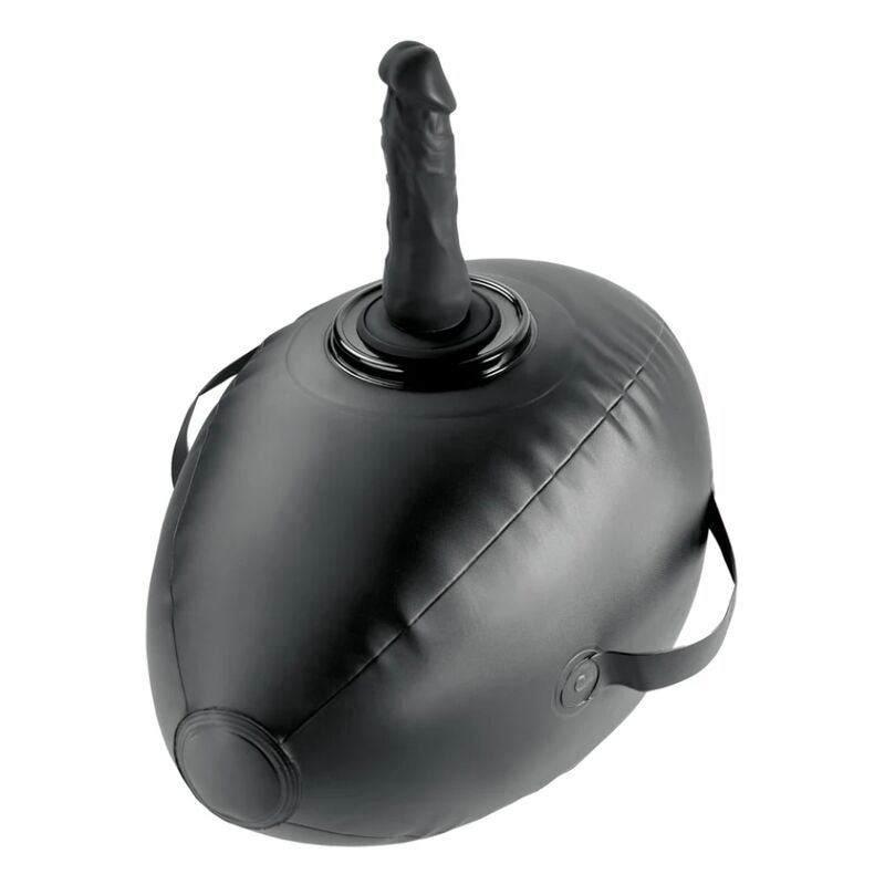FETISH FANTASY SERIES - BODY DOCK BOULE GONFLABLE AVEC GODEMICHET NOIR 41,9 CM