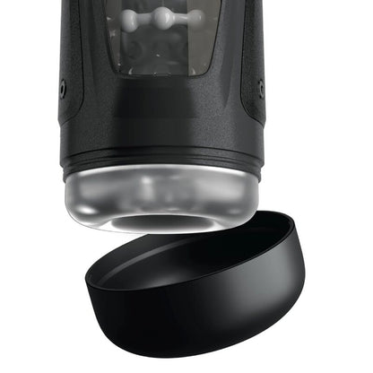 PDX ELITE - MOTO-BATOR PRO MASTURBATEUR À POUSSE AUTOMATIQUE VIBRANT ET CHAUFFANT 26,5 CM